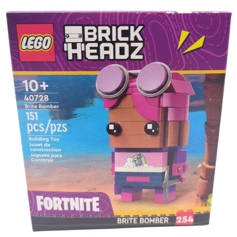 LEGO BrickHeadz 40728 Brite Bomber Fortnite Building Toy Set NEW SEALED 151 Pcs